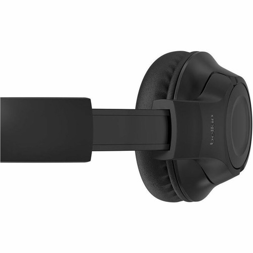 Belkin SoundForm Inspire Wired Over-Ear Headset for Kids - Stereo - Mini-phone (3.5mm), USB Type C - Wired - Over-the-ear, - Binaural (AUD007fqBK)
