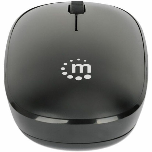 Manhattan 190312 MW3050 Wireless Optical USB Mouse - Full-size - 2. 4 GHz RF - 1200 DPI - Black