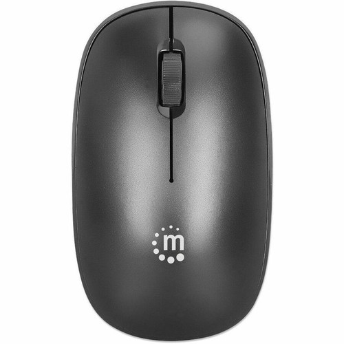 Manhattan 190312 MW3050 Wireless Optical USB Mouse - Full-size - 2. 4 GHz RF - 1200 DPI - Black