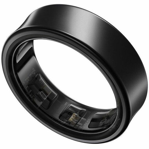 Samsung Galaxy Ring - Heart Rate Monitor - Sleep Quality, Heart Rate, Steps Taken - 7.81 MB - Bluetooth - 168 Hours - Titanium Black - (Fleet Network)