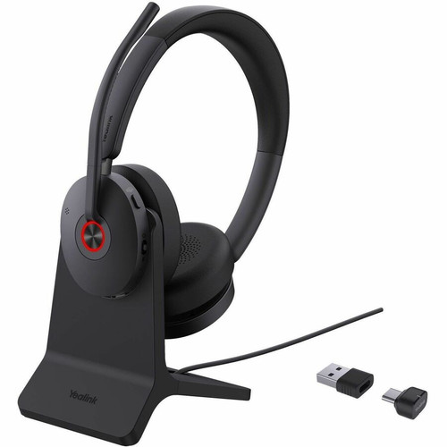 Yealink BH74 Headset - Microsoft Teams Certification - Stereo - Wireless - Bluetooth - 164 ft (50 m) - 20 Hz to 20 kHz - On-ear - - - (1208682)