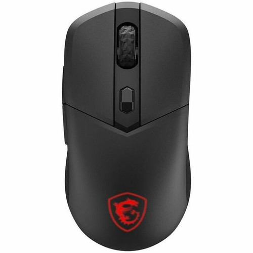 MSI VERSA 300 ELITE Gaming Mouse - Optical - Cable/Wireless - Bluetooth/Radio Frequency - 2.40 GHz - Black - USB 2.0 - 26000 dpi - 6 - (Fleet Network)