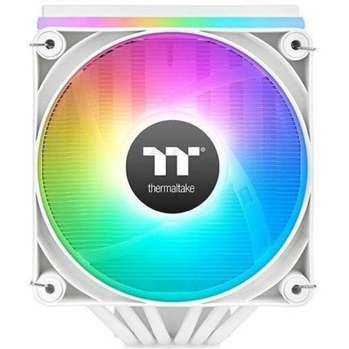 Thermaltake ASTRIA 600 ARGB White CPU Cooler With Dual Fans Six Heat Pipes 65 CFM Diameter Lighting Maximum Pipe Fan Mm S X CL-P139-CA12SW-A