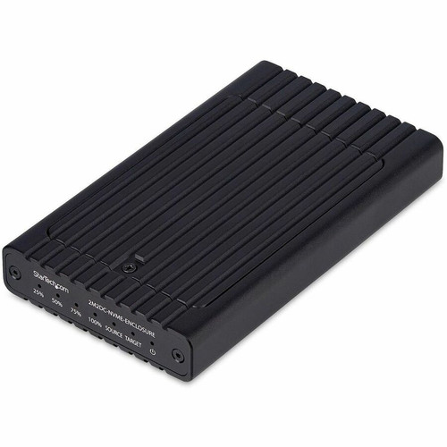 StarTech.com Dual-Bay M.2 NVMe Enclosure and Standalone Duplicator, 1:1 NVMe Cloner/SSD Enclosure, USB-C 10Gbps, Dual M.2 NVMe Reader, (Fleet Network)