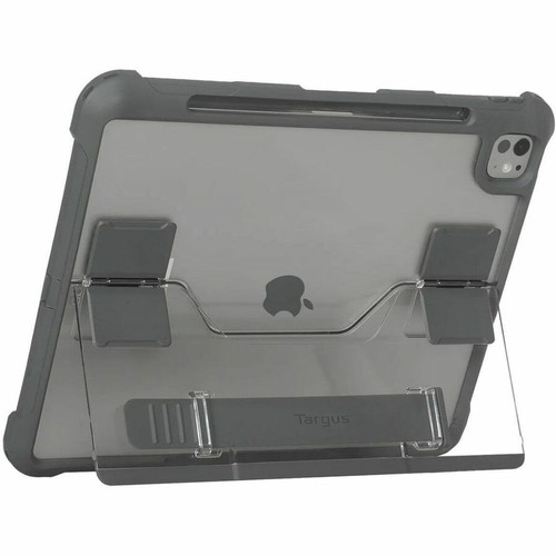 Targus THD969GL SafePort Rugged Max Case for iPad Pro 13-inch - M4 - Clear - Drop Resistant - Military-Grade Protection - Kickstand - Hand Strap