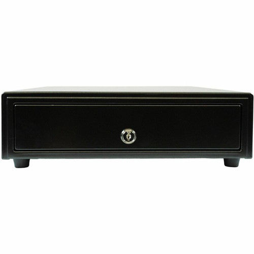 Star Micronics CD5-1316 Max Series Cash Drawer - 4 Bill - 4 Coin - 1 Media Slot - USB - Printer Driven - Steel - Black - 4.10" (104.14 (Fleet Network)