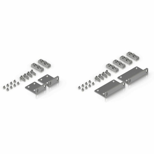 Ubiquiti Rack Ear Kit - For Cabinet, Rack - 1U Rack Height - Rack-mountable - Metal, Galvanized Steel, Plastic, Thermoplastic (UACC-RACK-EAR-1U)