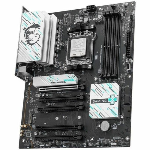 MSI B840 GAMING PLUS WIFI Gaming Desktop Motherboard - Intel B840 Chipset - Socket AM5 - ATX - Ryzen 9, Ryzen 7 Processor Supported - (B840GPW)