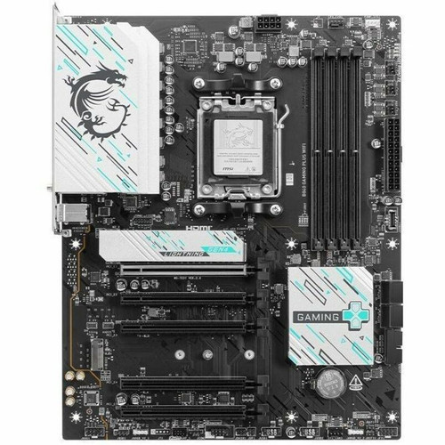 MSI B840 GAMING PLUS WIFI Gaming Desktop Motherboard - Intel B840 Chipset - Socket AM5 - ATX - Ryzen 9, Ryzen 7 Processor Supported - (B840GPW)