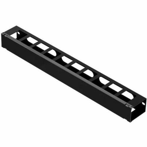 IOGEAR 1U 19" Horizontal Cable Management Duct - Cable Duct - 1U Rack Height x 19" (482.60 mm) Length - Metal - 1 (GROHD1U)
