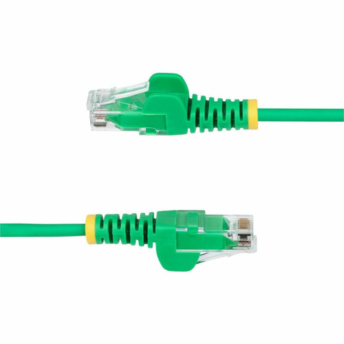 StarTech. com N6PAT7GNS Slim CAT6 Ethernet Cable - 7ft Green - Snagless RJ45 - UTP - LSZH - 28AWG Bare Copper - Fluke Tested