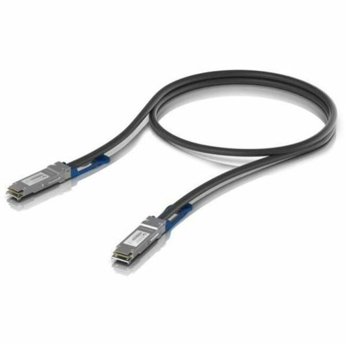 Ubiquiti 100G Direct Attach Cable - 1.6 ft (0.50 m) QSFP28 Network Cable for Network Device - First End: 1 x QSFP28 Network - Second 1 (Fleet Network)