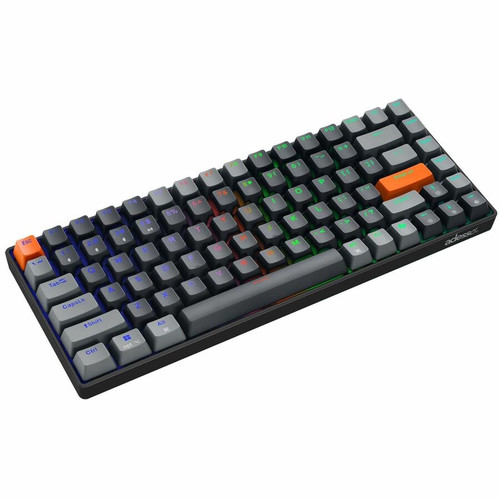Adesso EasyTouch 1000 Keyboard - Wired/Wireless Connectivity - Bluetooth/RF - 2.40 GHz - USB Interface - RGB LED - 84 Key(s) - Windows (Fleet Network)