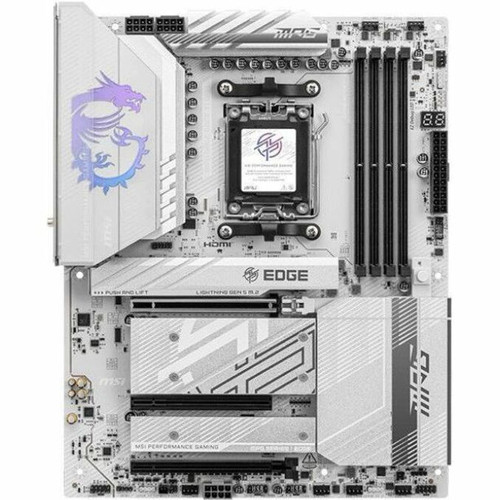 MSI MPG EDGE TI WIFI ATX Desktop Motherboard Socket AMD Chipset Optimized For Ryzen Processors Processor Gaming MPGB850EDGETIWIFI