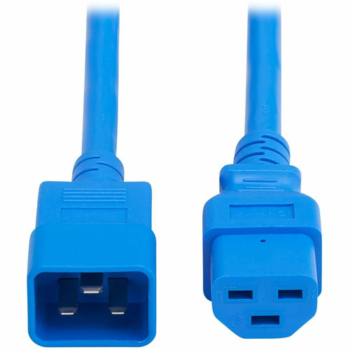 Tripp Lite series Power Cord, C20 to C21 - Heavy-Duty, 20A, 250V, 12 AWG, 6 ft. (1.8 m), Blue - For Network Switch, PDU, UPS, Switch, (P035-006-ABL)