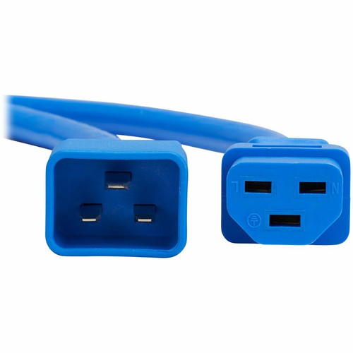 Tripp Lite series Power Cord, C20 to C21 - Heavy-Duty, 20A, 250V, 12 AWG, 6 ft. (1.8 m), Blue - For Network Switch, PDU, UPS, Switch, (P035-006-ABL)