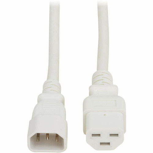 Tripp Lite by Eaton P037-004-AWH Power Cord - C14 to C21 - Heavy-Duty - 15A/250V - 14 AWG - 4 ft White