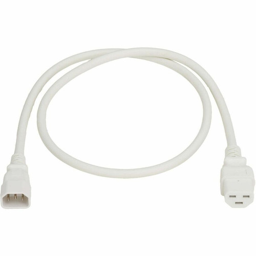 Tripp Lite series Power Cord, C14 to C21 - Heavy-Duty, 15A, 250V, 14 AWG, 2 ft. (0.6 m), White - For Computer, Server, UPS, PDU, Rack, (Fleet Network)