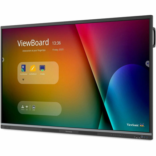 ViewSonic ViewBoard 65 Inch 4K Interactive Flat Panel Touchscreen 3840 X 2160 Rockchip RK3576 Resolution 2160p LCD Mm IFP6551