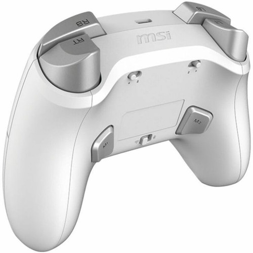 MSI FORCE GC300 Wireless White Controller With Hall Effect Triggers Rear Macro Buttons And Anti Slip Texture FORCEGC300WW