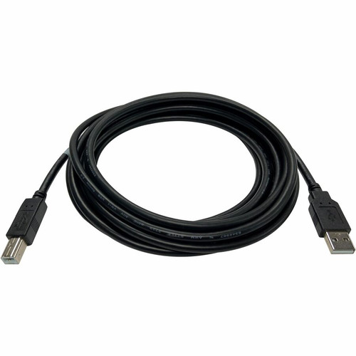 Black Box USB 2.0 Cable - Type-A to Type-B, Male/Male, Black - 6 ft (1.83 m) USB/USB-B Data Transfer Cable for USB Device, Hub, Device (Fleet Network)
