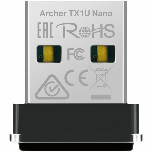 TP-Link Archer TX1U Nano IEEE 802.11b/g/n/ax Wi-Fi Adapter - USB 2.0 - 2.40 GHz ISM - 5 GHz UNII - External (Fleet Network)