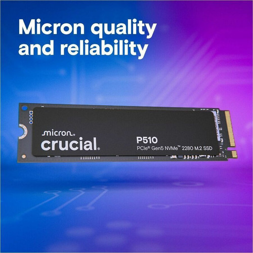 Crucial 1 TB M.2 2280 Internal Solid State Drive PCI Express NVMe 5.0 Notebook Desktop Device PC CT1000P510SSD8