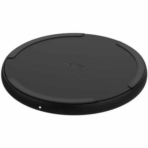 Belkin 15W Qi Wireless Charging Pad for Smartphones - USB-C Cable - Fast Charge - Charging Station - Black - For Smartphone, Earbud, - (WIA012ttBK)