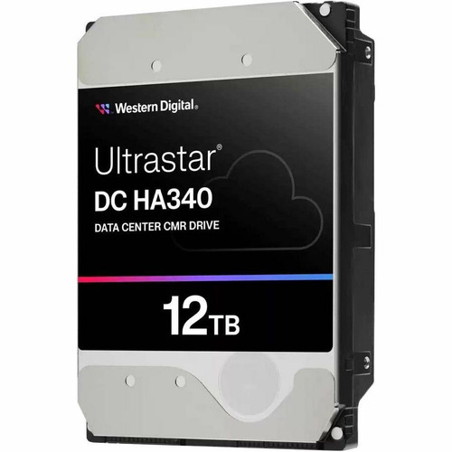 Western Digital Ultrastar DC HA340 WUS721212BLE6L4 12 TB Hard Drive - 3.5" Internal - SATA (SATA/600) - Conventional Magnetic (CMR) - (0B47063)