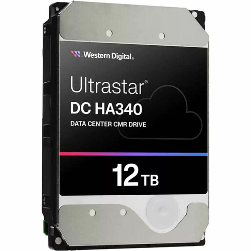 Western Digital Ultrastar DC HA340 WUS721212BLE6L4 12 TB Hard Drive - 3.5" Internal - SATA (SATA/600) - Conventional Magnetic (CMR) - (0B47063)