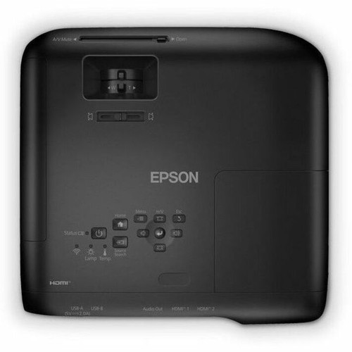Epson PowerLite 1290 3LCD Projector - 16:10 - Ceiling Mountable - Black - 1920 x 1080 - Front, Ceiling, Rear - 1080p - 5500 Hour Mode (V11HB59220)