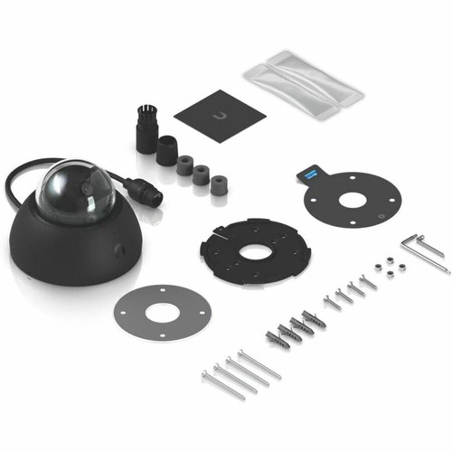 Ubiquiti UVC-AI-Dome-B UniFi AI Dome Network Camera - 8MP 4K - Infrared Night Vision 131.23 ft - Dome - Black - PoE