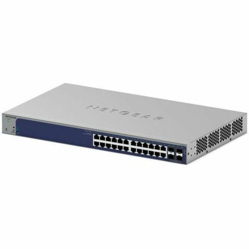 Netgear Business Managed 24 Port Gigabit To 10 Ethernet Switch Reliable Layered Networking Manageable Ports GS728TX-300NAS