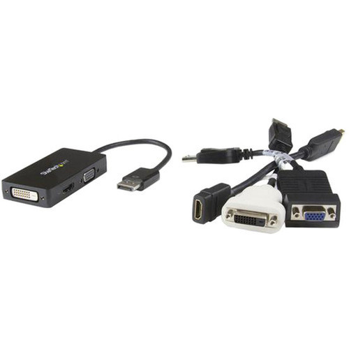 StarTechcom_3_in_1_DisplayPort_Multi_Video_Adapter_Converter_-_1080p_DP_Laptop_to_HDMI_VGA_or_DVI_Monitor_or_Projector_Display_-_a_PC_DP2VGDVHD