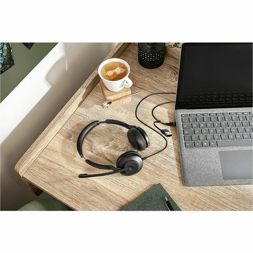 Jabra 23189-999-879-01 Evolve2 30 SE Headset - Stereo - Wired USB-C/USB-A - Microsoft Teams Certified - On-ear - Black