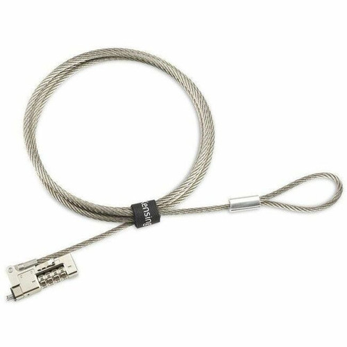 Kensington Slim NanoSaver 2.0 EQ Combination Laptop Lock - Resettable - 5.9 ft (1.80 m) Cable - Resettable - 4-wheel - Combination - - (Fleet Network)