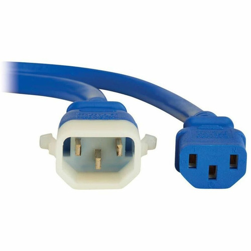 Tripp Lite by Eaton P005-E10-ABL-6 Standard Power Cord - 10ft Blue - IEC C13 to C14 - 15A - 120/230V AC - 6-Pack