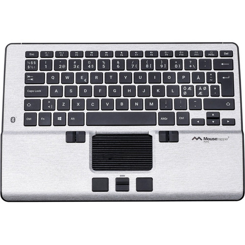 Mousetrapper Alpha Keyboard - Wired/Wireless Connectivity - Bluetooth - USB Interface - Netherlands, English (US) - Computer, MAC - - (MT117)