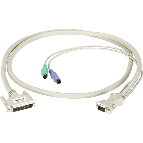 Black Box CPU/Server to ServSwitch Coaxial Cable with Audio - 5 ft Coaxial Audio Cable (Fleet Network)