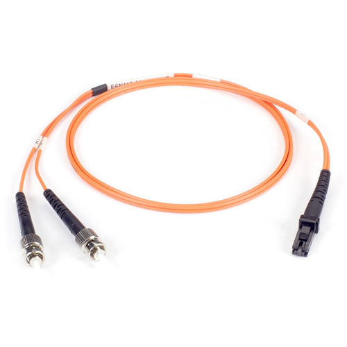Black Box Fiber Optic Duplex Patch Network Cable 65.6 Ft With 2 X ST Connectors For Devices Device First End EFN110-020M-STLC
