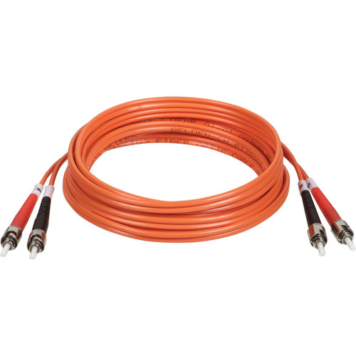 Tripp Lite series Fiber Optic Duplex Patch Cable - 49.2 ft (15 m) Fiber Optic Network Cable - First End: 2 x ST Network - Second End: (Fleet Network)