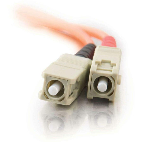 C2G Mode Conditioning Fiber Optic Patch Cable - 32.8 ft Fiber Optic Network Cable - First End: 2 x SC Network - Male - Second End: 2 x (Fleet Network)