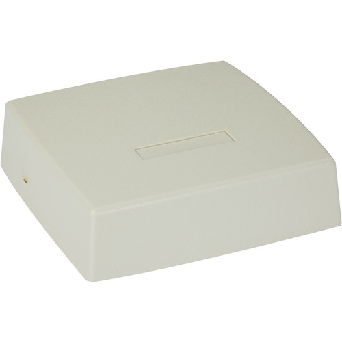 Black Box WPT902 GigaStation2 2-Port Mounting Box - White Thermoplastic Surface Mount