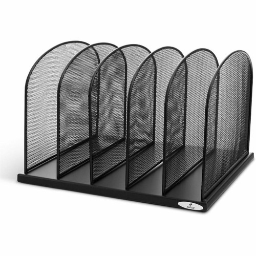 Safco Mesh Desk Organizers - 5 Compartment(s) - Compartment Size : 2" (50.80 mm) - 8.3" (209.55 mm) Height x 12.5" (317.50 mm) Width x (Fleet Network)