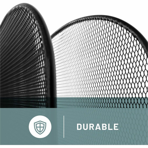 Safco Mesh Desk Organizers - 5 Compartment(s) - Compartment Size : 2" (50.80 mm) - 8.3" (209.55 mm) Height x 12.5" (317.50 mm) Width x (3256BL)