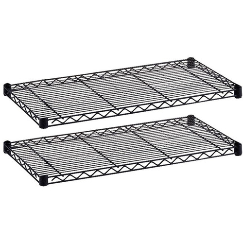 Safco Industrial Wire Extra Shelve - 36" (914.40 mm) Width x 18" (457.20 mm) Depth x 1.5" (38.10 mm) Height - 2 x Shelf(ves) - 1000 lb (Fleet Network)