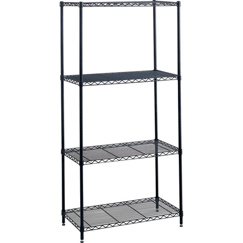 Safco Industrial Wire Shelving - 48" (1219.20 mm) Width x 18" (457.20 mm) Depth x 72" (1828.80 mm) Height - 4 x Shelf(ves) - 1250 lb - (Fleet Network)
