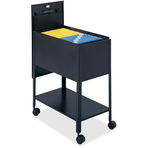 Safco Extra Deep Mobile Tub File - 300 lb (136077.71 g) Capacity - 4 Casters - 2" (50.80 mm) Caster Size - Steel - 13.6" (345.95 mm) x (Fleet Network)