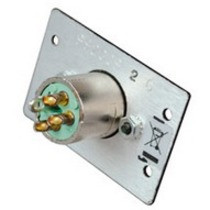 Wiremold XLR 3-pin Male to Solder Cups - Black - Aluminum, Metal (AV8008BK)