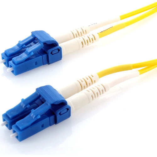 Axiom Fiber Optic Duplex Network Cable - 23 ft Fiber Optic Network Cable for Network Device - First End: 2 x Male Network - Second 2 x (Fleet Network)